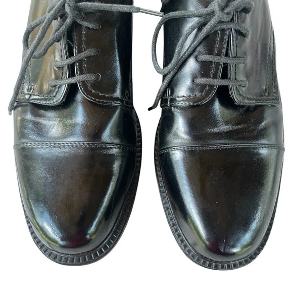 Robert David Classic Black Men's Taylor Dress Shoes Men’s size 10 M - Picture 3 of 10